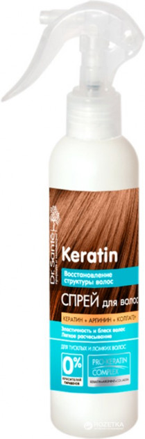 Dr.Sante 0%" спрей д/волос 150мл Keratin Восстановление Производитель: Украина Эльфа